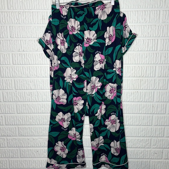 Kate Spade Floral Pajama Set Size M - Picture 2 of 4